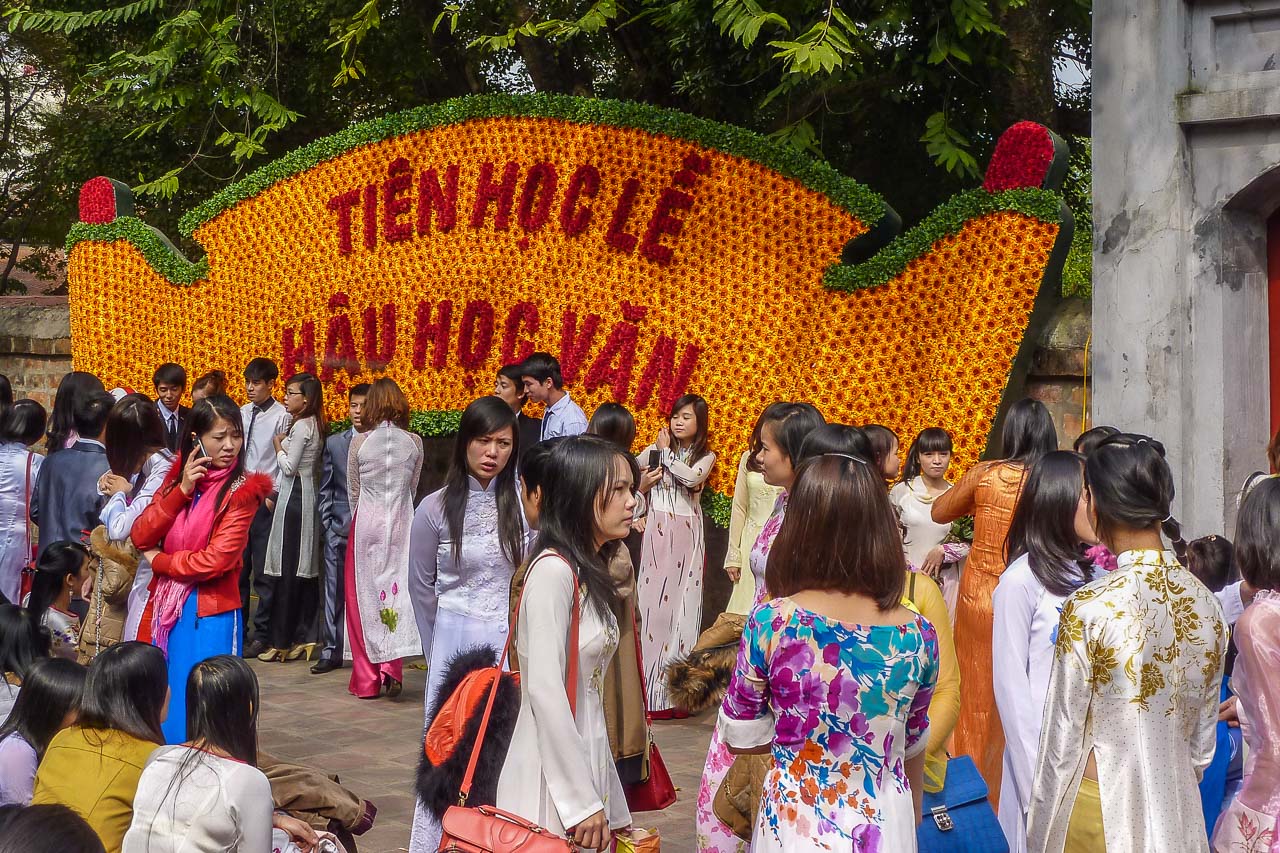 Hanoi Vietnam Studenten
