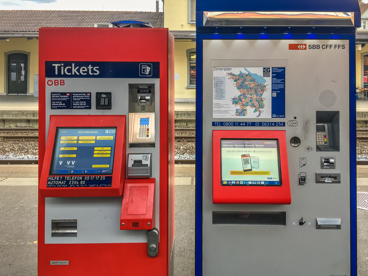 Bahn Fahrkartenautomaten