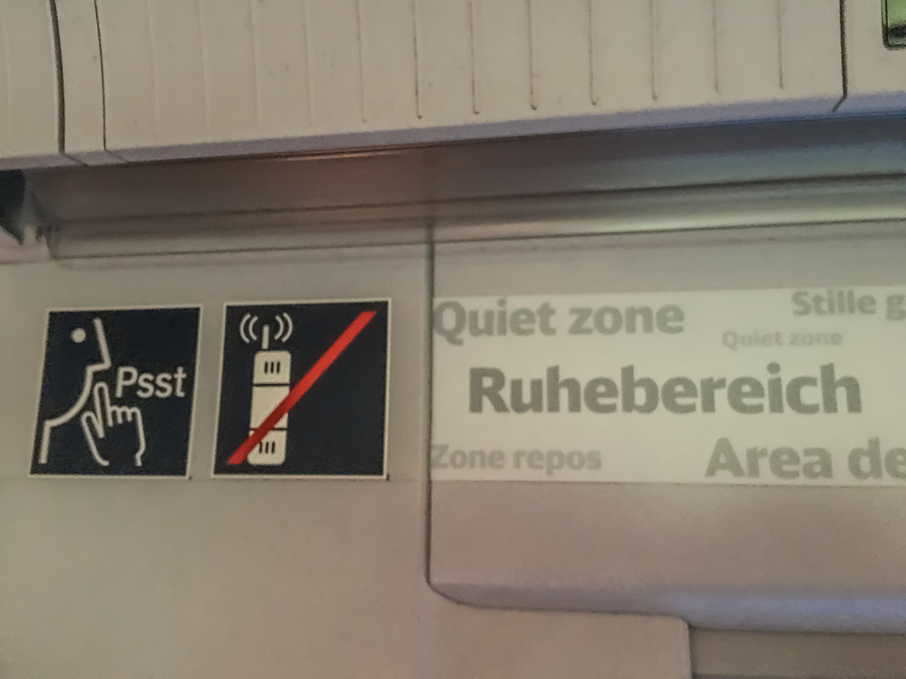 Bahn Ruhebereich
